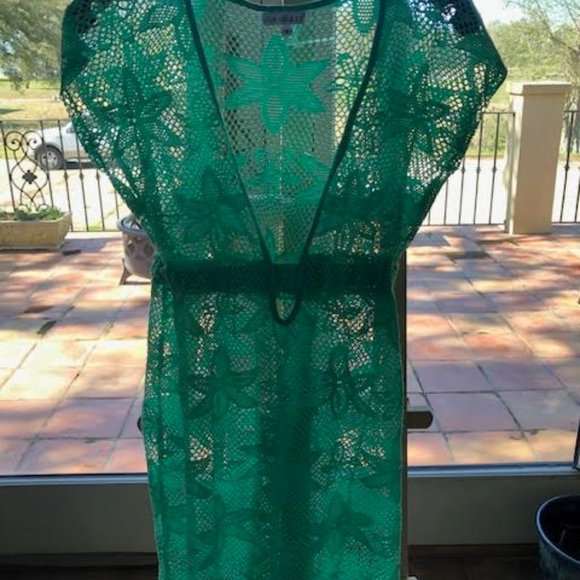 green beach cover up - Picture 1 of 1
